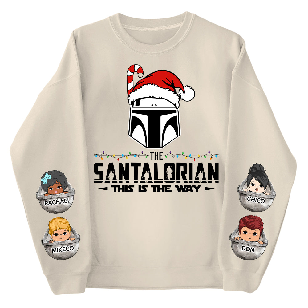 The Santalorian This Is The Way - Customized Christmas Shirt For Family