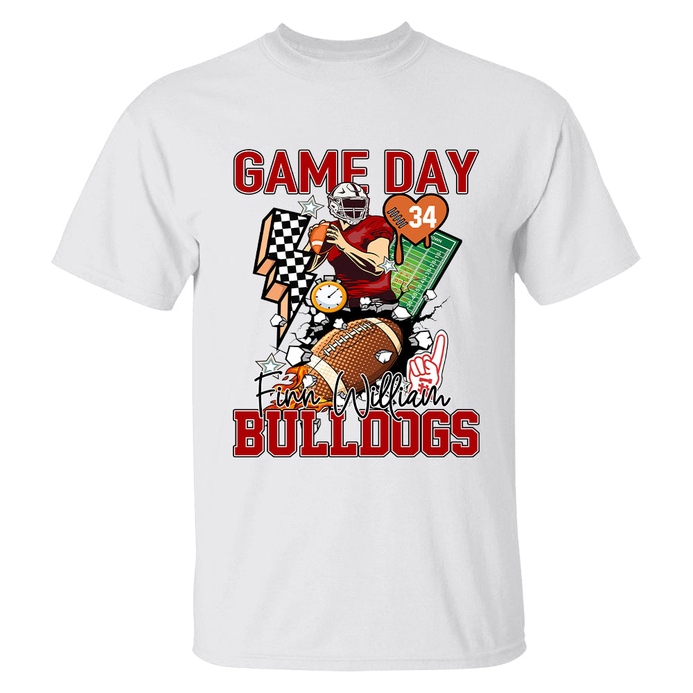 Game Day Football Personalized Shirt Gift For Football Lover