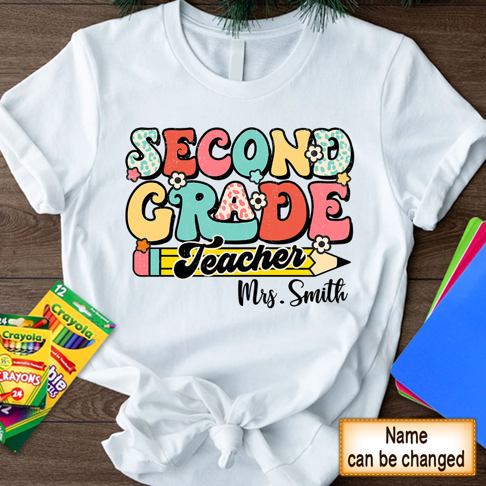 Interest Pod Personalized Shirt Mascot School, Custom School's Name Teacher Life K1702