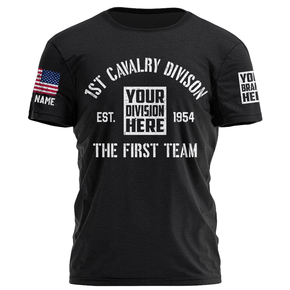 Personalized Shirt For Veteran Custom Division Veteran Shirt K1702