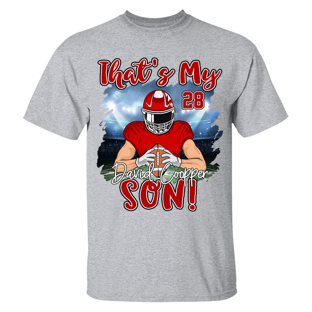 Football Game Days That's My Son Personalized Shirt For Football Mom