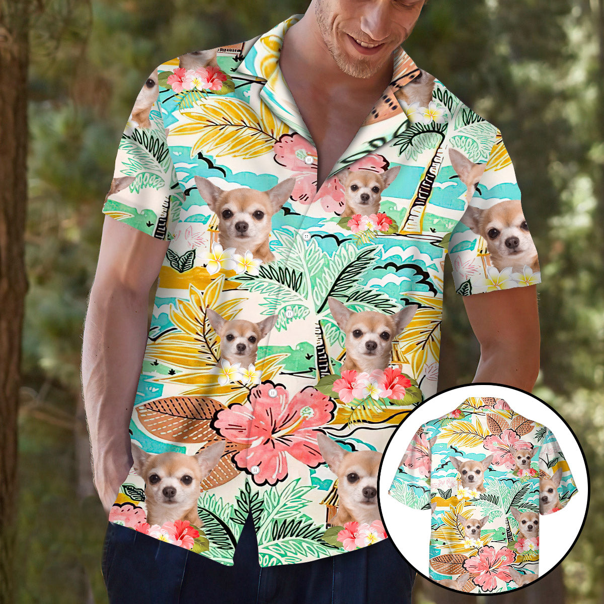 Billy Butcher Tropical Hibiscus Island Hawaiian Shirt