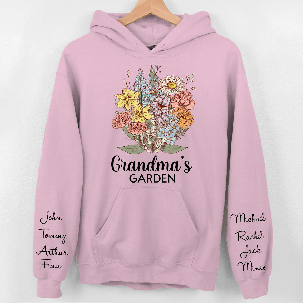 Personalized Grandma Garden Vintage Sweatshirt Gift For Grandmas - Birthday Gift For Mom