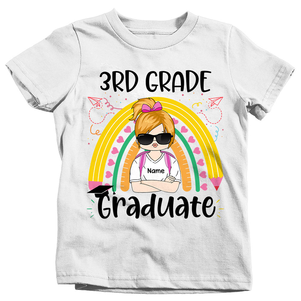 Personalized 3Rd Grade Graduate, Graduation Shirt Gift For Kid