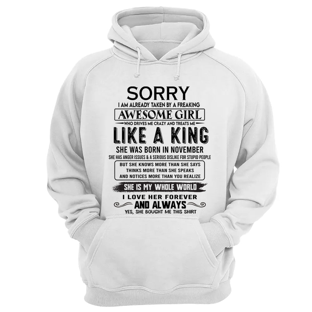 Awesome Girl Born In November - Special Gift For Your Boyfriend, Husband