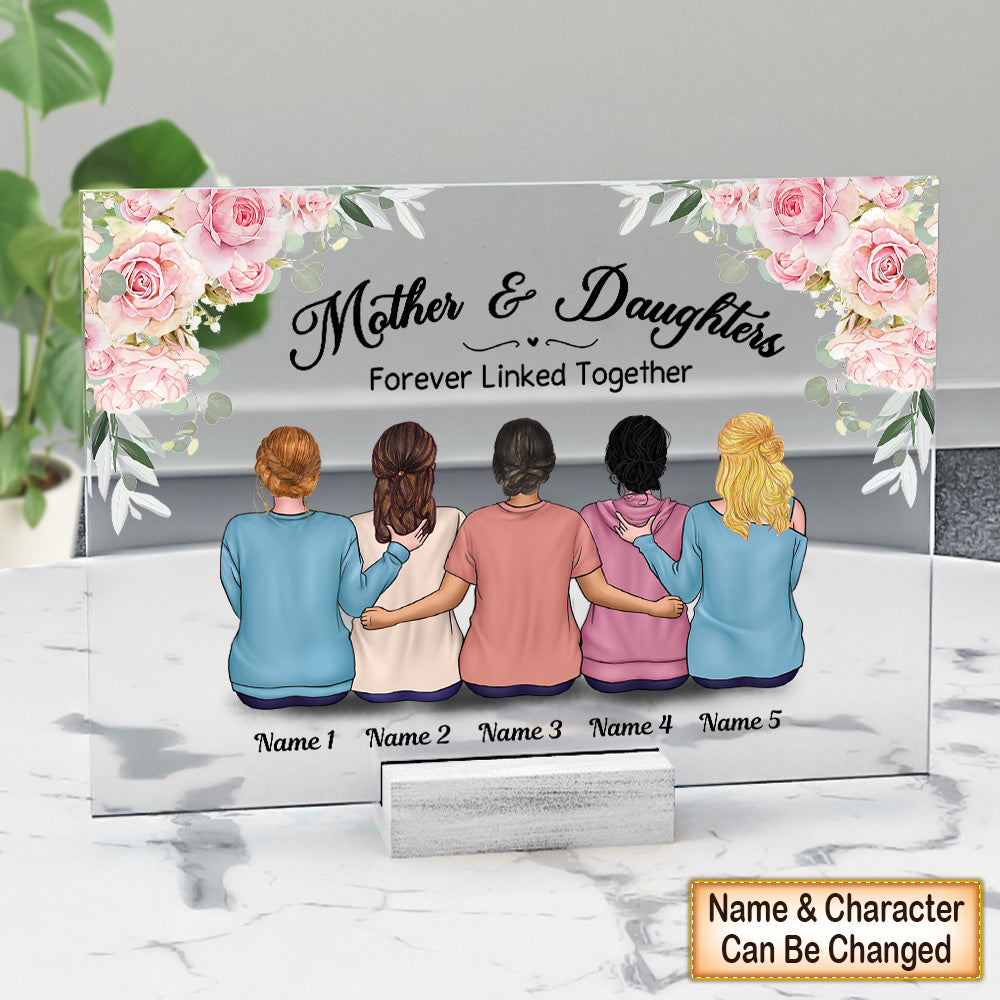 Mother And Daughter - Personalized Acrylic Plaque