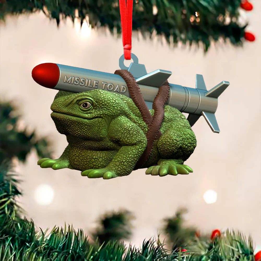 Missile Toad Ornament Missile Toad Meme Christmas Tree Decorating