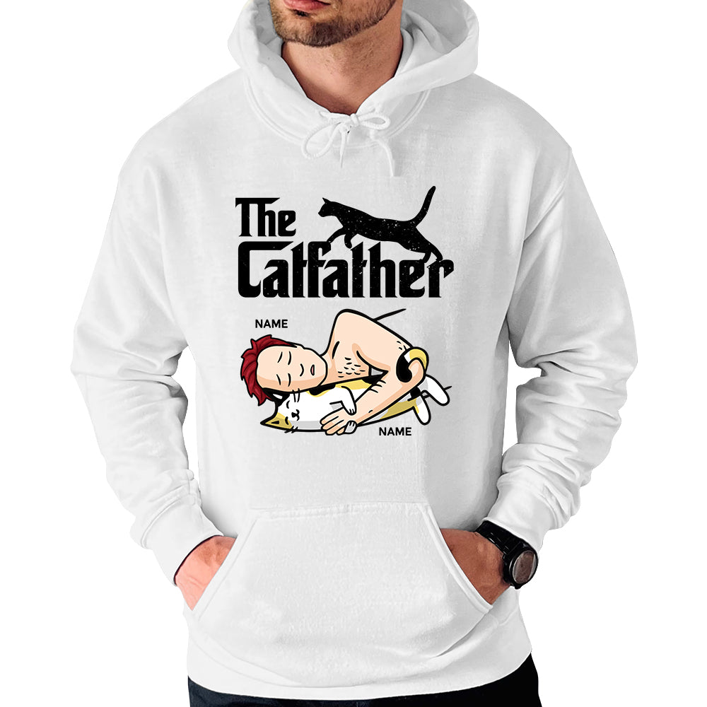 The Cat Father Personalized Shirt For Cat Dad