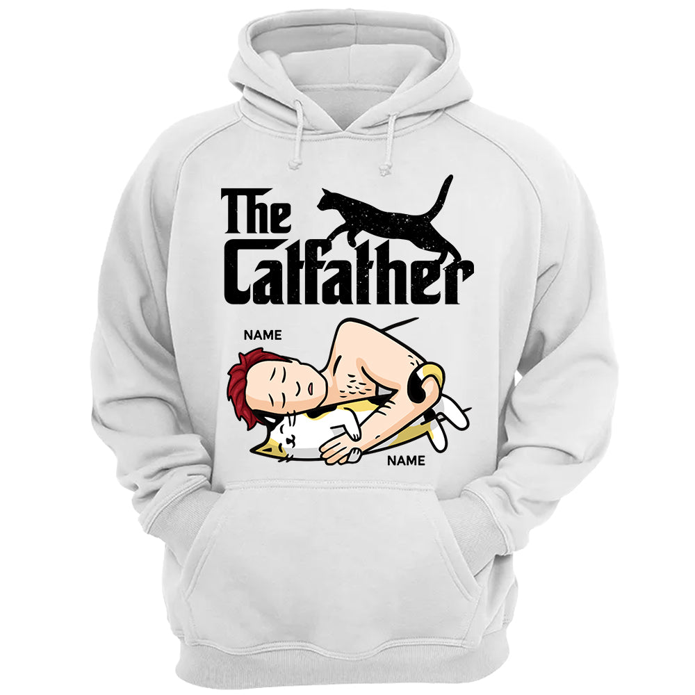 The Cat Father Personalized Shirt For Cat Dad