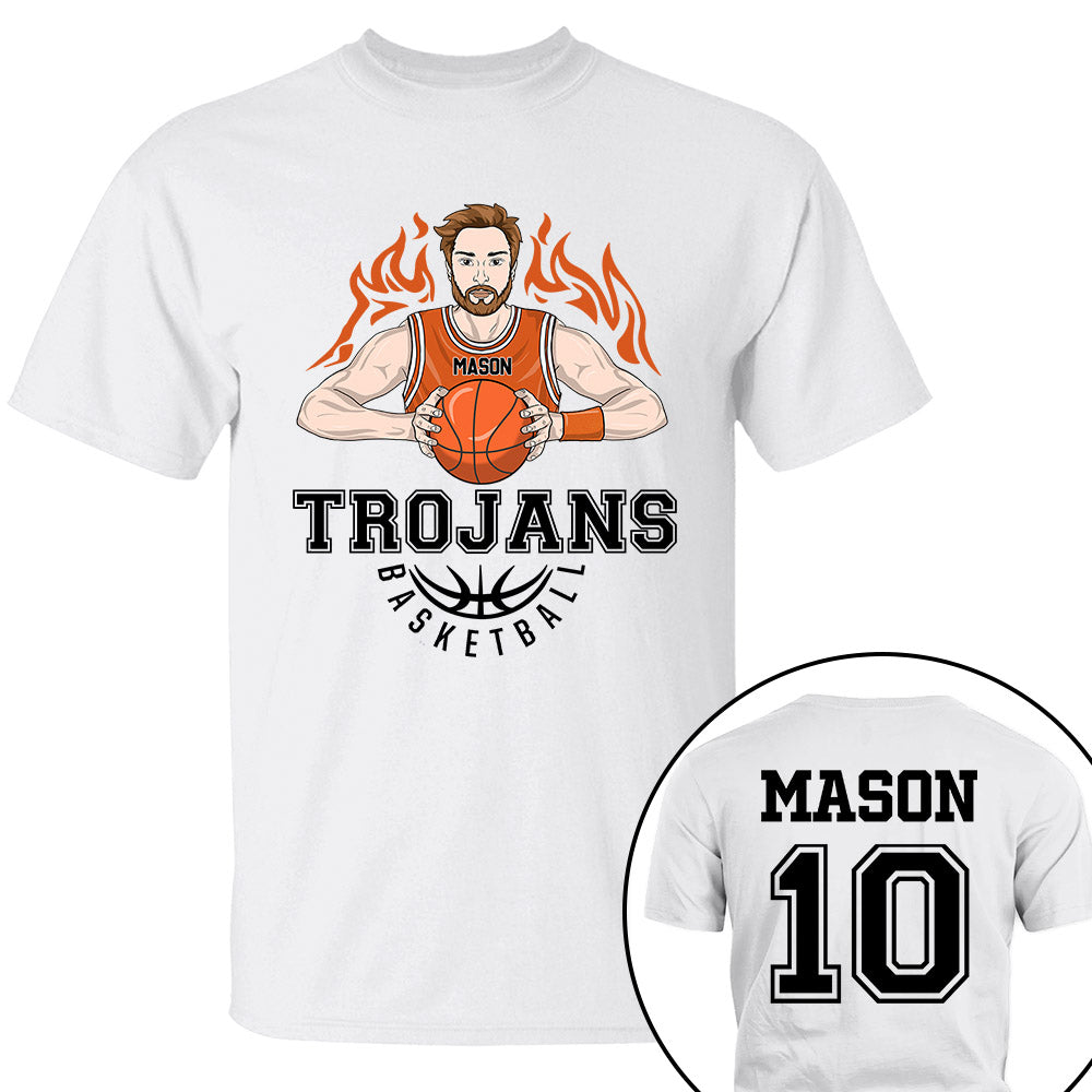 Personalized Basketball Custom Team Name Name And Number Basketball Player Shirt For Basketball Lovers