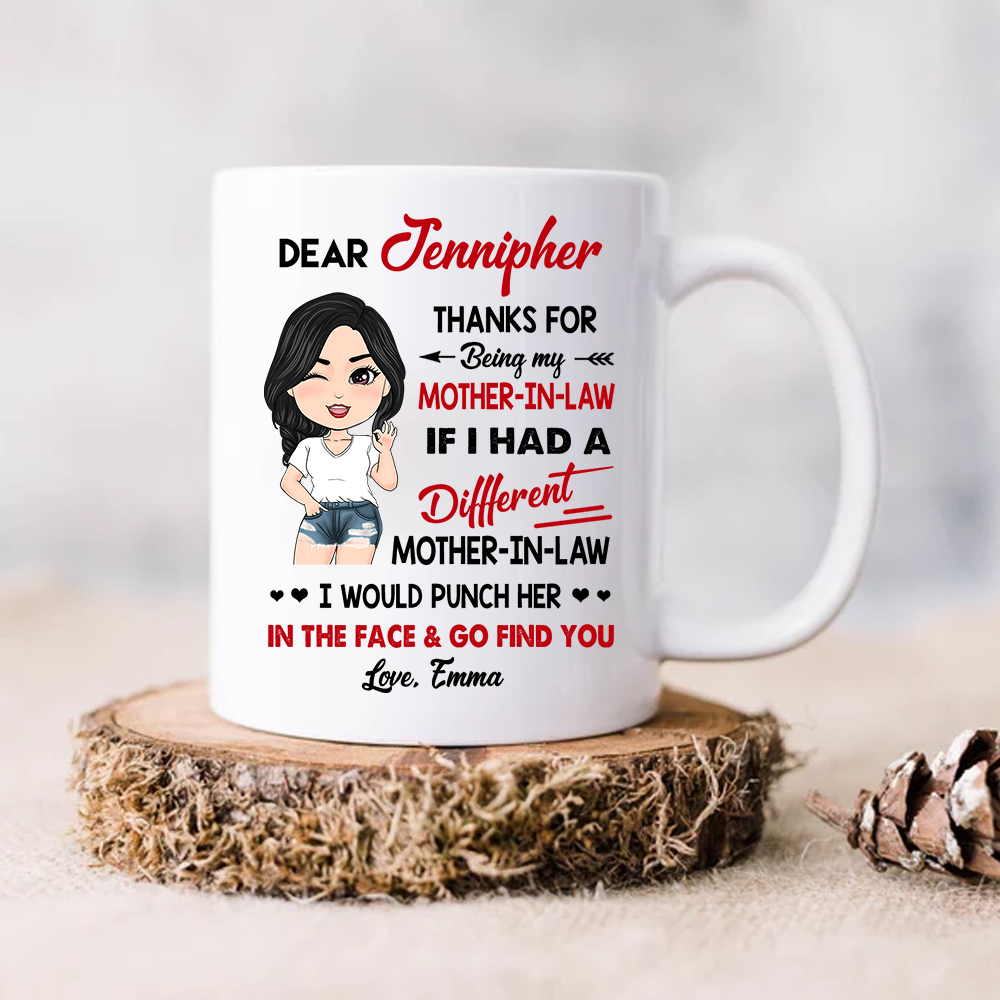 Personalized Mugs For Mother-In-Law Gift For Mother's Day From Daughter-In-Law K1702