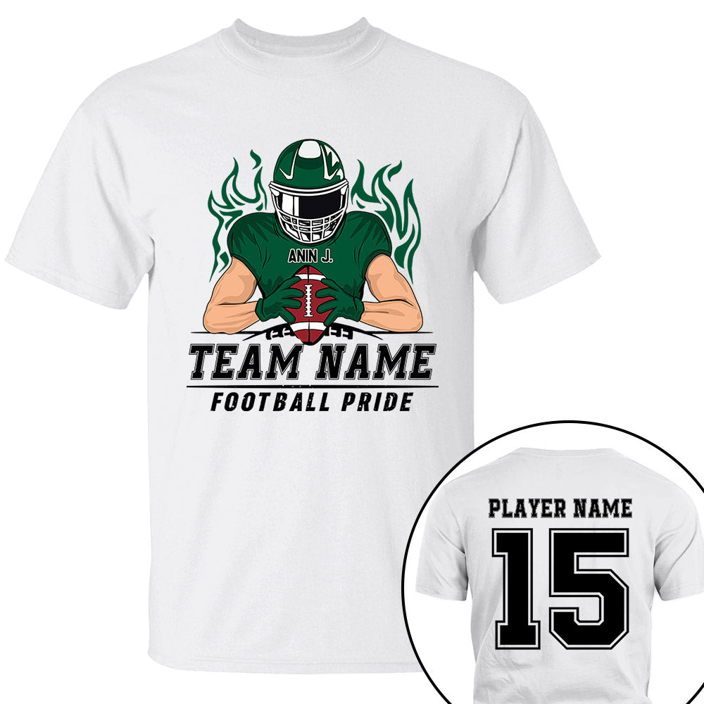 American Football Custom Team Name, Name And Number Player Shirt For Football Lovers