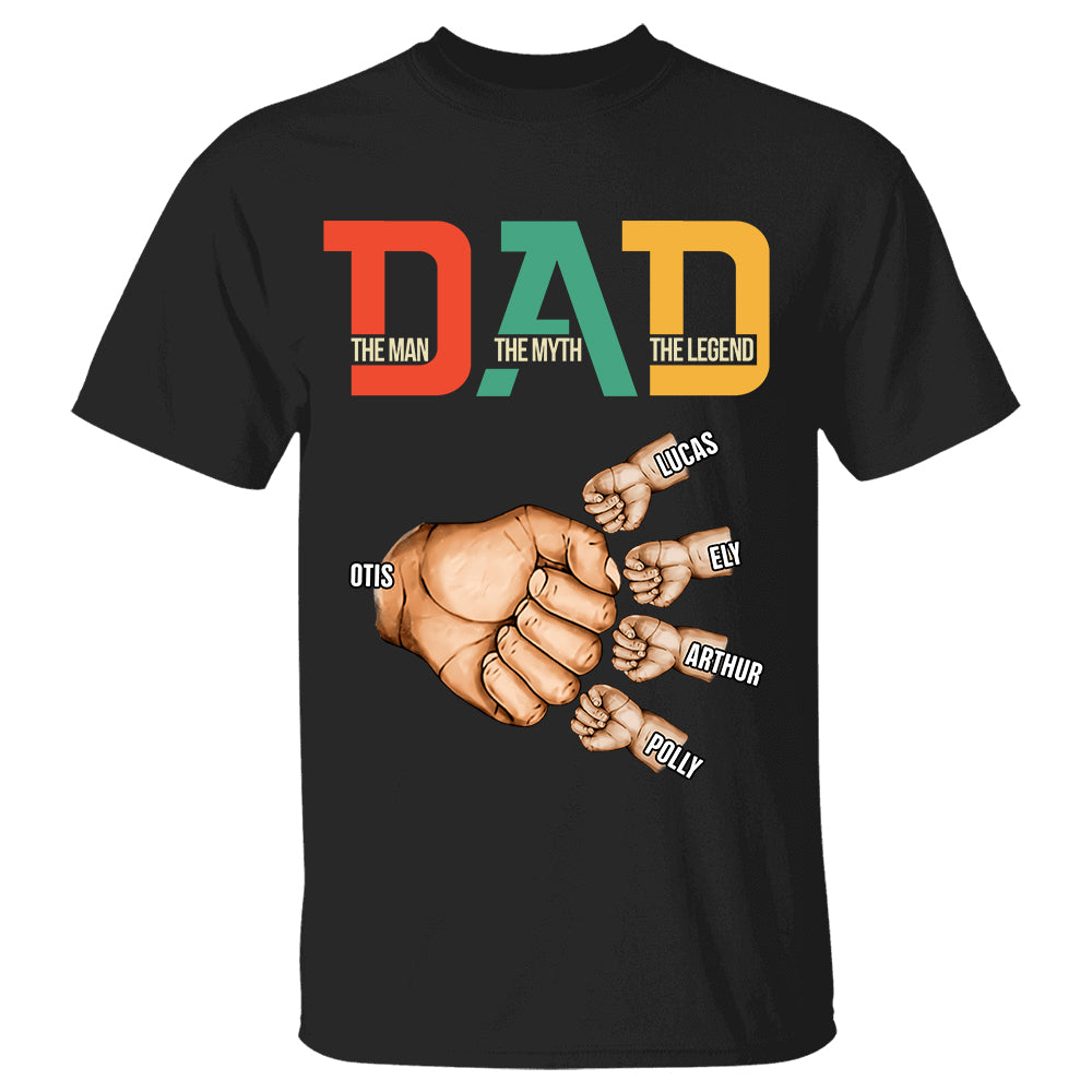 DAD The Man The Myth The Legend Personalized Shirt