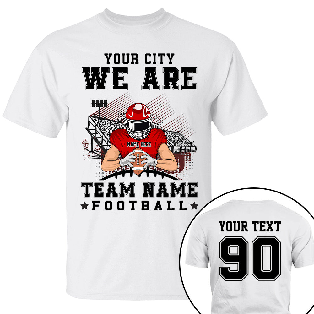 American Football Team Shirt Football Game Days Personalized Shirt Gift For Football Player Football Lovers K1702