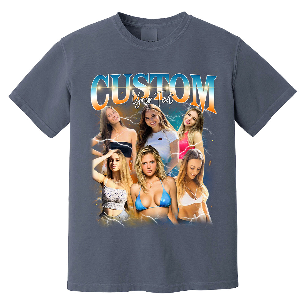 Custom Bootleg Rap Tee, Custom Photo - Vintage Graphic 90s T-shirt, Custom Photo Shirt, Custom Your Own Bootleg Idea Here, Insert Your Design