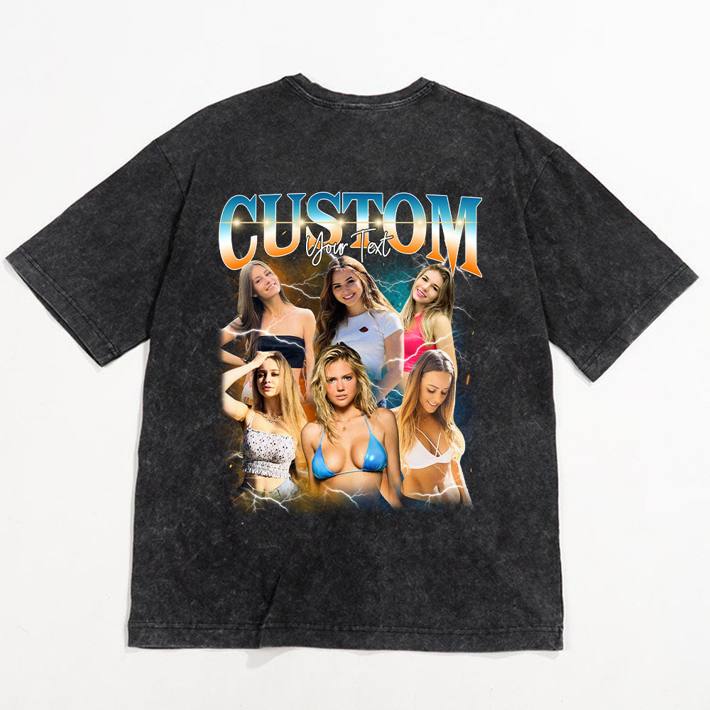 Custom Bootleg Rap Tee, Custom Photo - Vintage Graphic 90s T-shirt, Custom Photo Shirt, Custom Your Own Bootleg Idea Here, Insert Your Design