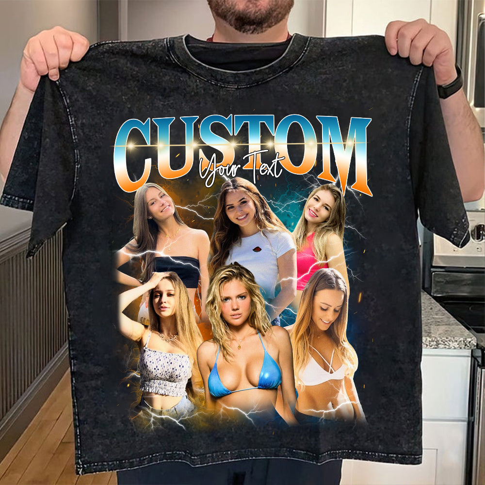 Custom Bootleg Rap Tee, Custom Photo - Vintage Graphic 90s T-shirt, Custom Photo Shirt, Custom Your Own Bootleg Idea Here, Insert Your Design