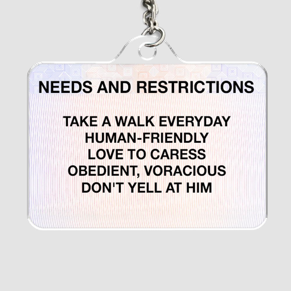 Custom Photo Pet ID Tags - Drivers License - Virginia
