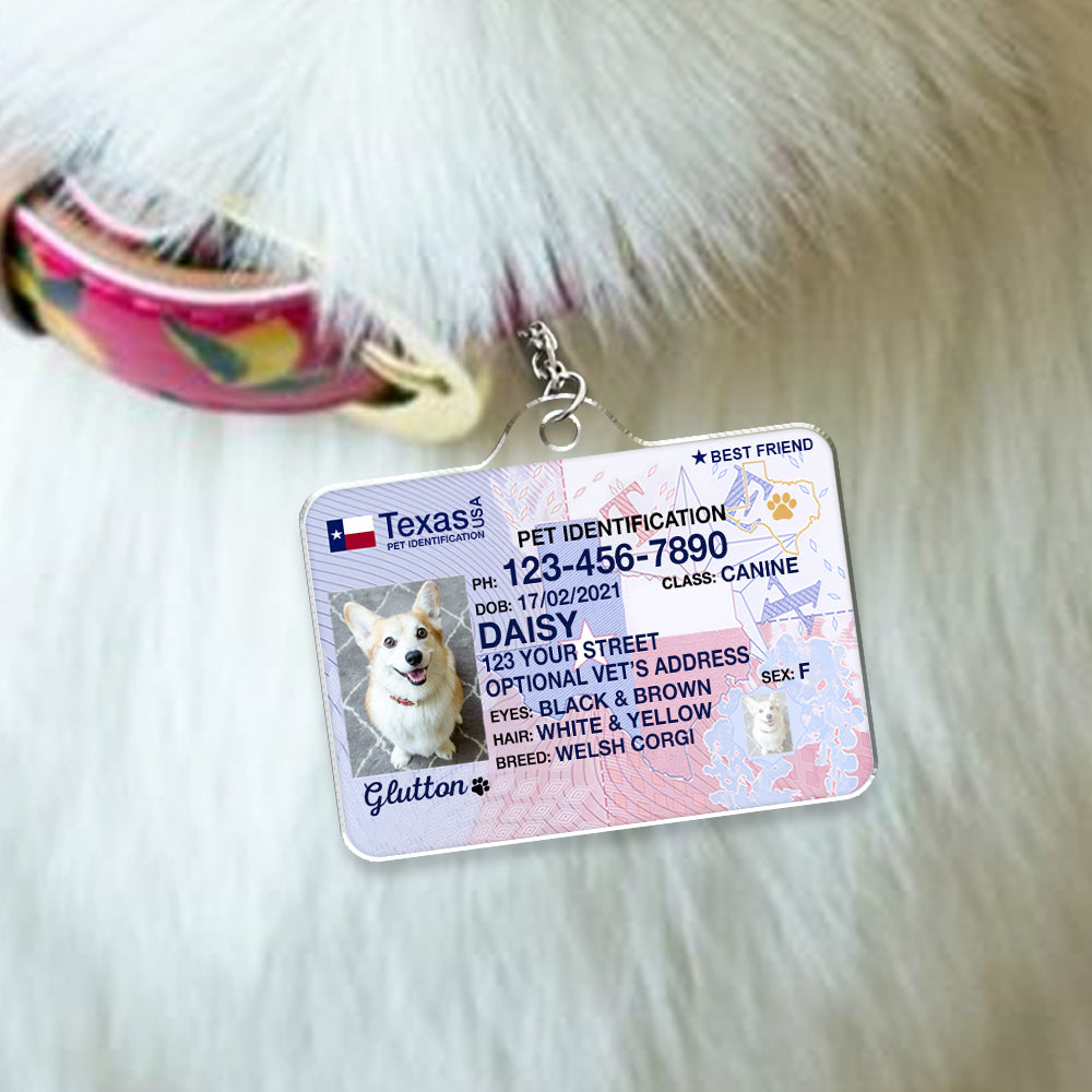 pet driver's license id