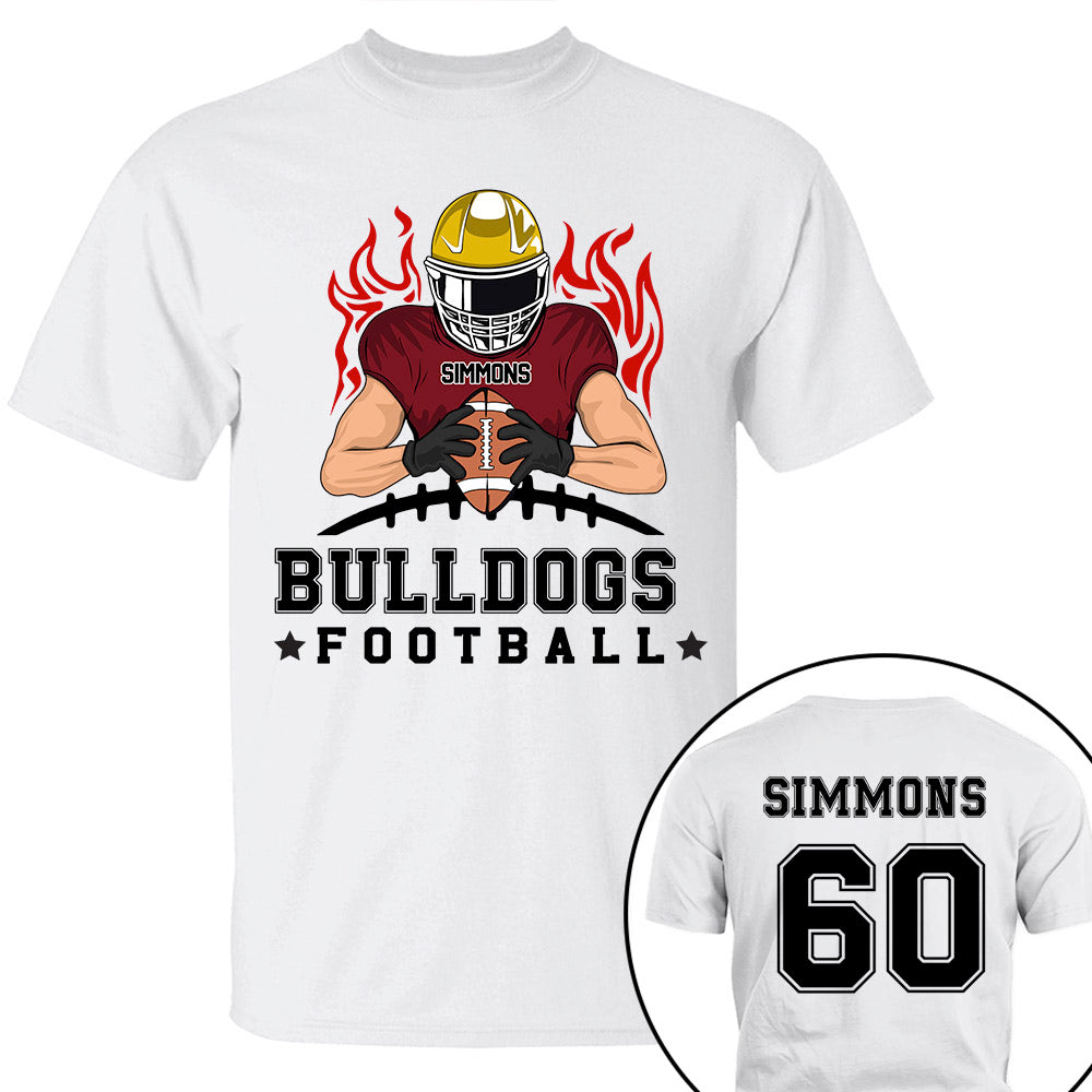 Personalized Shirt Gift For Football Lovers - Custom GameDay Shirt Gifts For Football Player