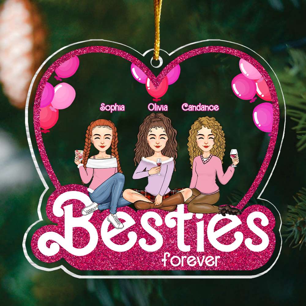 Besties Forever - Personalized Acrylic Ornament