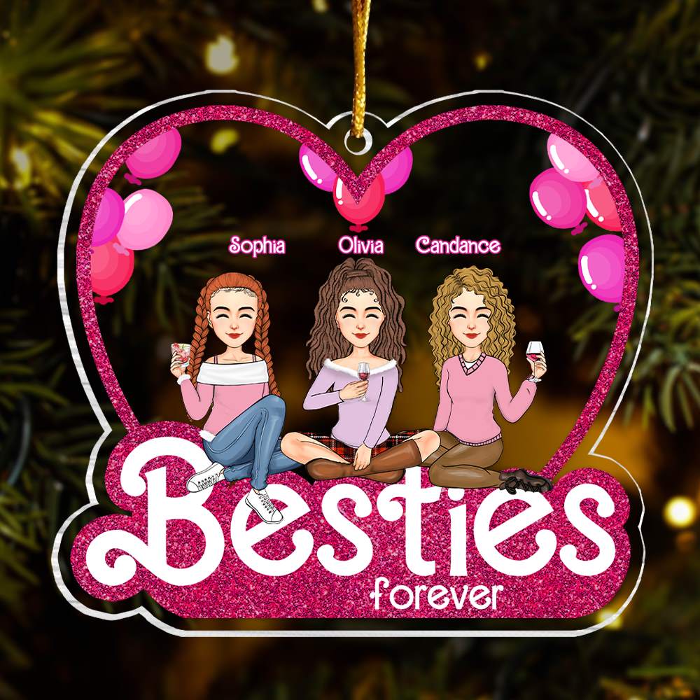 Besties Forever - Personalized Acrylic Ornament