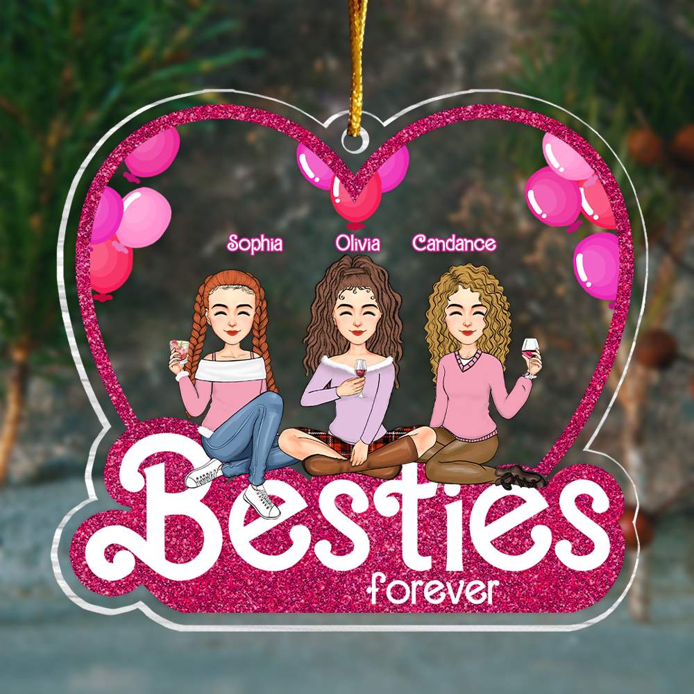 Besties Forever - Personalized Acrylic Ornament
