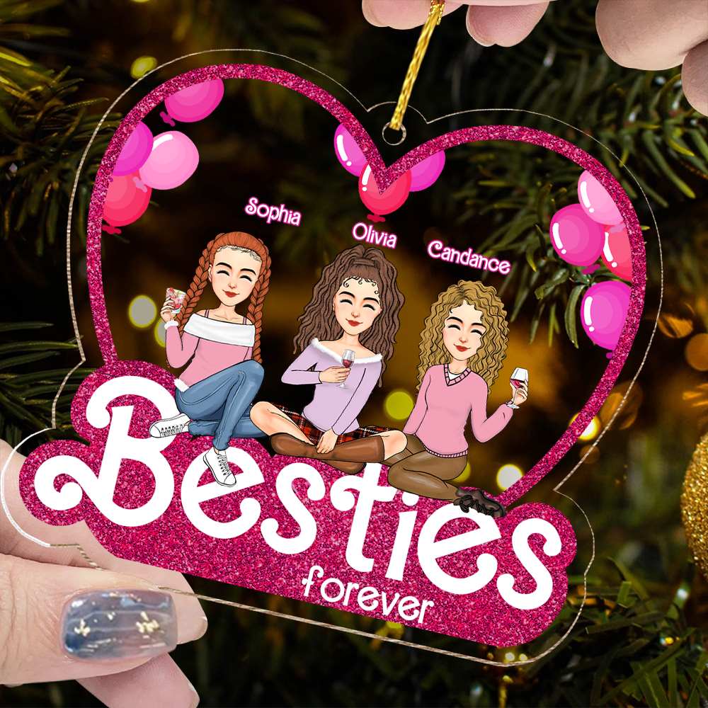 Besties Forever - Personalized Acrylic Ornament