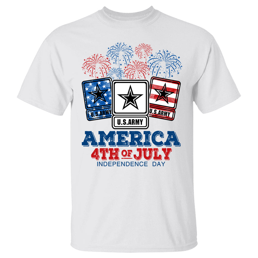 America 4th Of July Independence Day Personalized Branch Logo Shirt For Military Veteran H2511