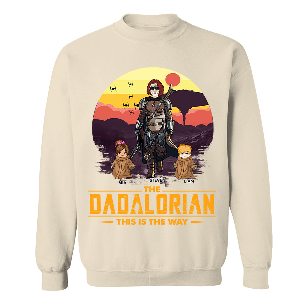 Tatooine Sunset The Dadalorian This Is The Way Personalized Shirt New Gift For Dad, Gift For Him