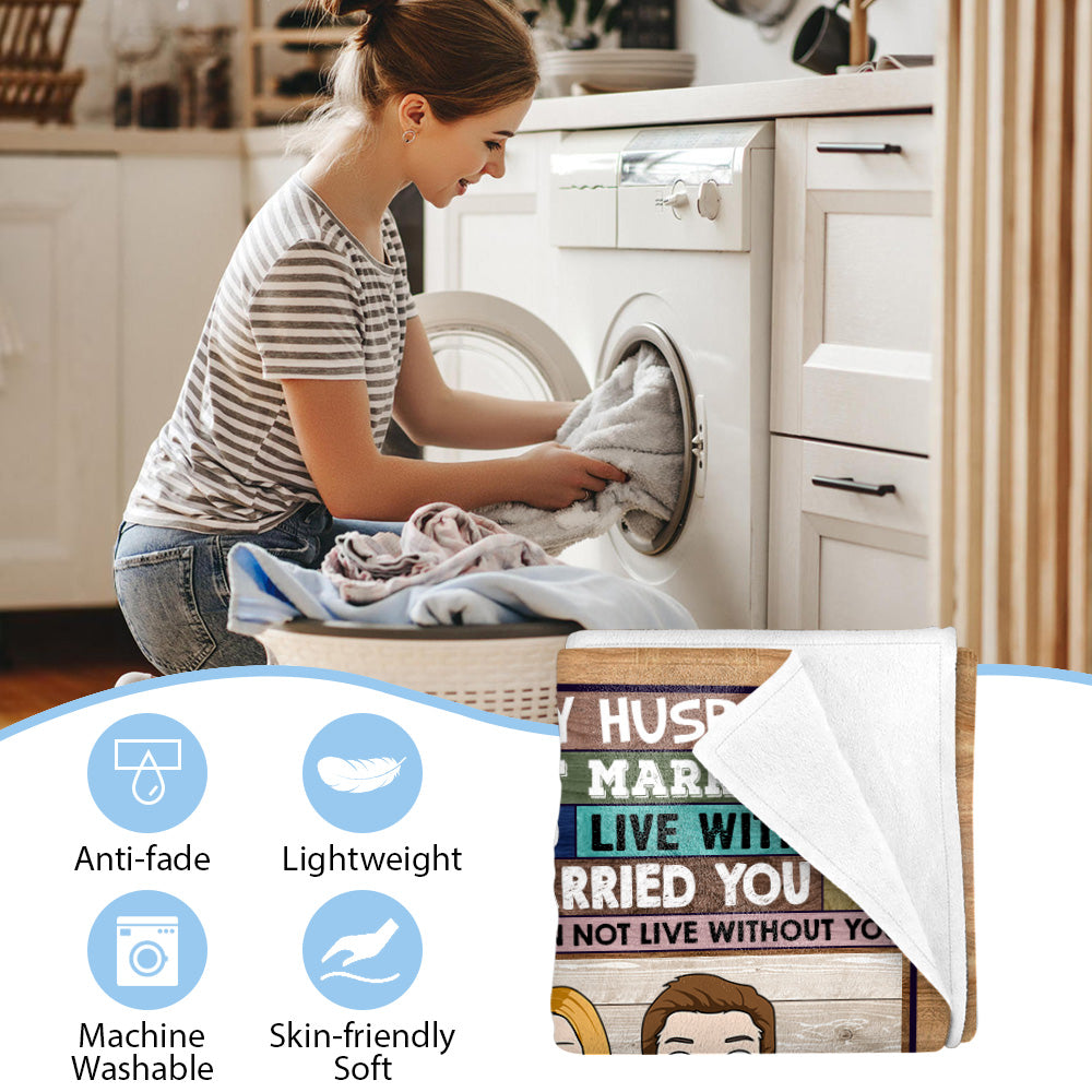To Husband Your Last Everything Custom Blanket Gift From Wife