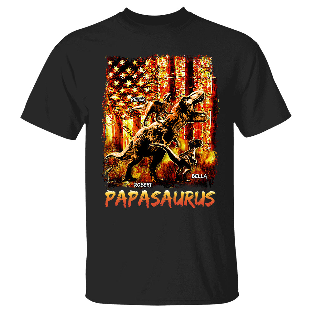 Papasaurus Rex Personalized Shirt K1702