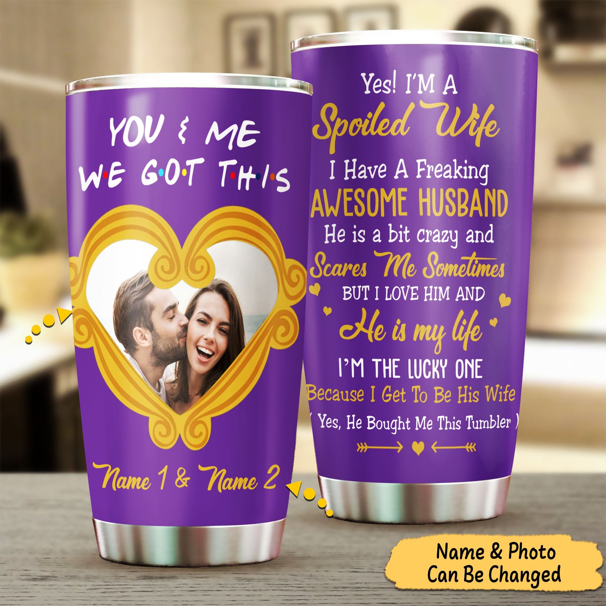 You And Me We Got This Personalized Tumbler Gift For Couple