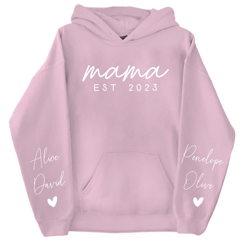 Name on hoodie sleeve online