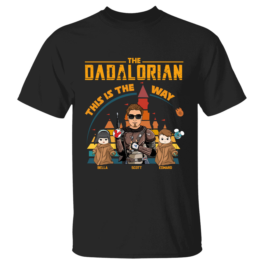 The Dadalorian - Personalized Shirt For Dad Mom