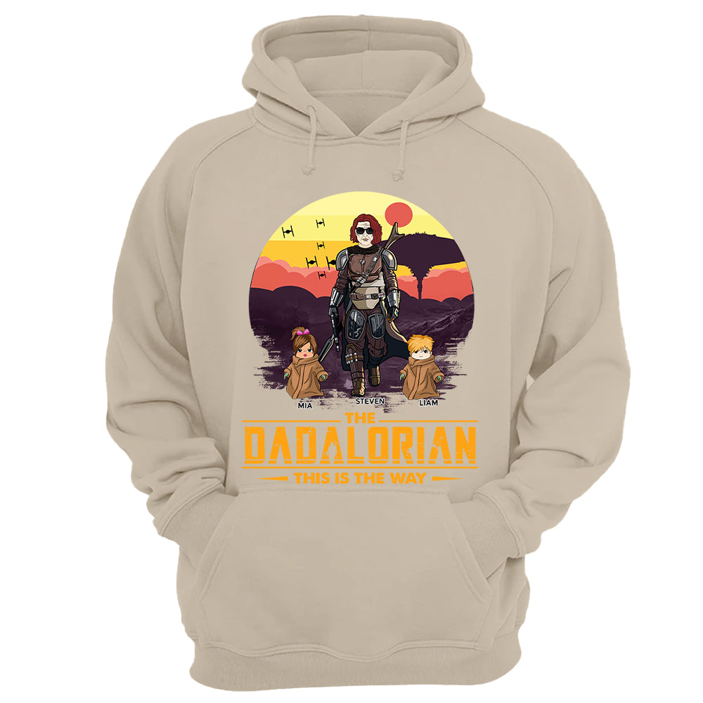 Tatooine Sunset The Dadalorian This Is The Way Personalized Shirt New Gift For Dad, Gift For Him