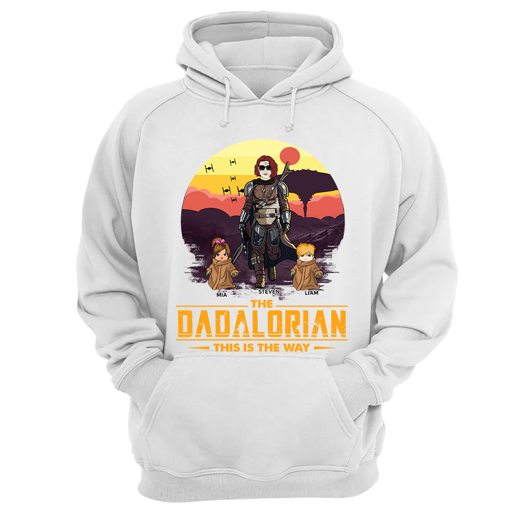 Tatooine Sunset The Dadalorian This Is The Way Personalized Shirt New Gift For Dad, Gift For Him