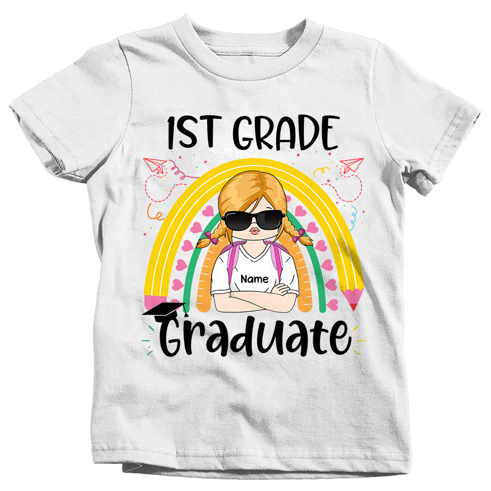 Personalized 1St Grade Graduate, Graduation Shirt Gift For Kid