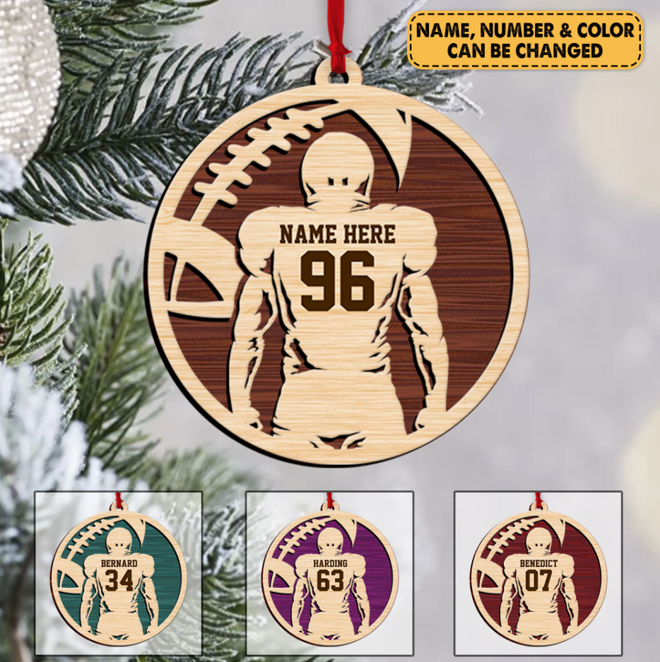 Football Family Personalized Ornament Gift For Football Player For Football Lovers H2511