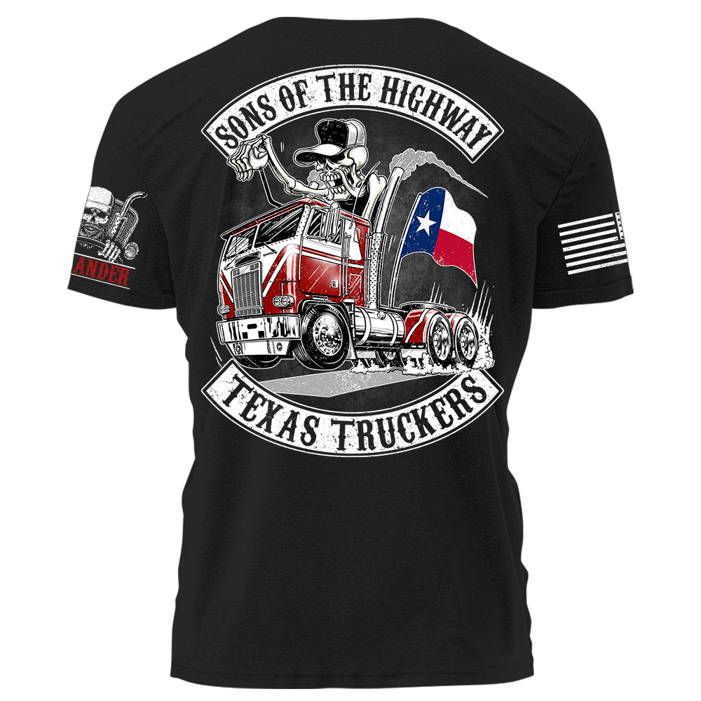 Sons Of The Highway American States Truckers Personalized Shirt For Trucker H2511