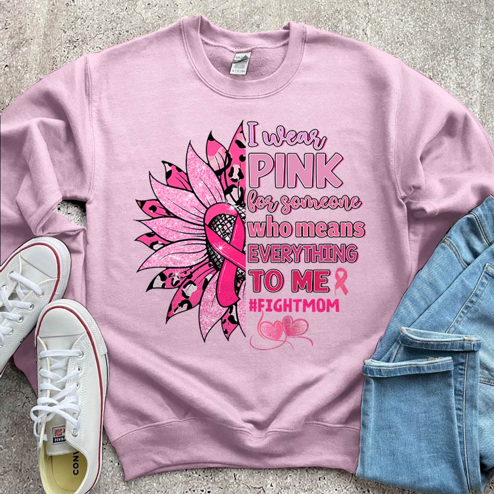 Sunflower Pink Breast Cancer Awareness Women Warrior T Shirt - Limotees