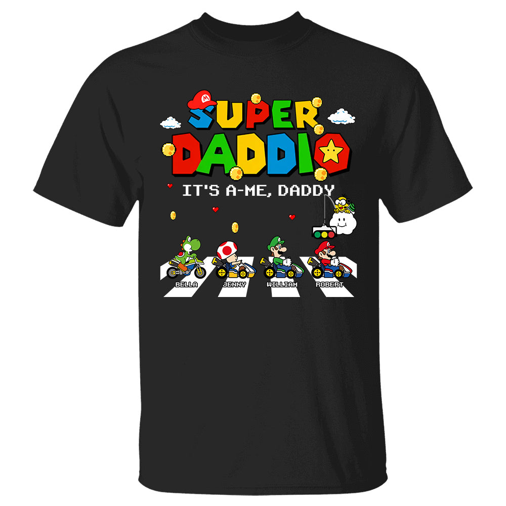 Super Daddio Personalized Shirt Gift For Father's Day K1702