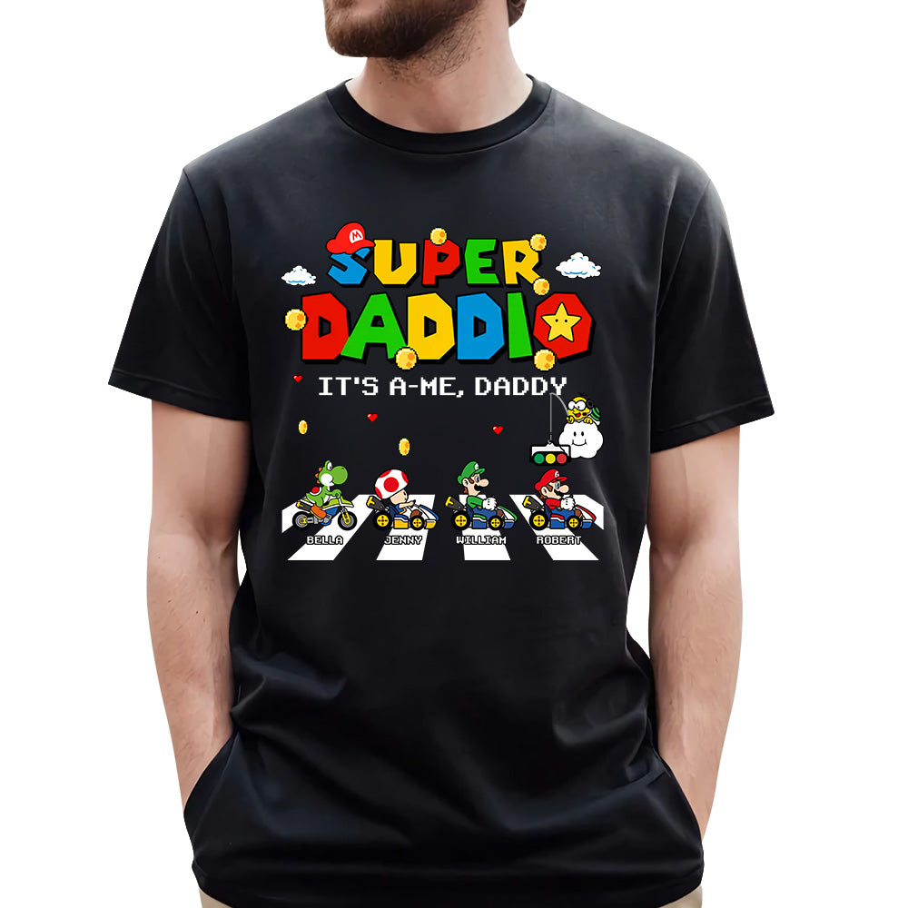 Super Daddio Personalized Shirt Gift For Father's Day K1702