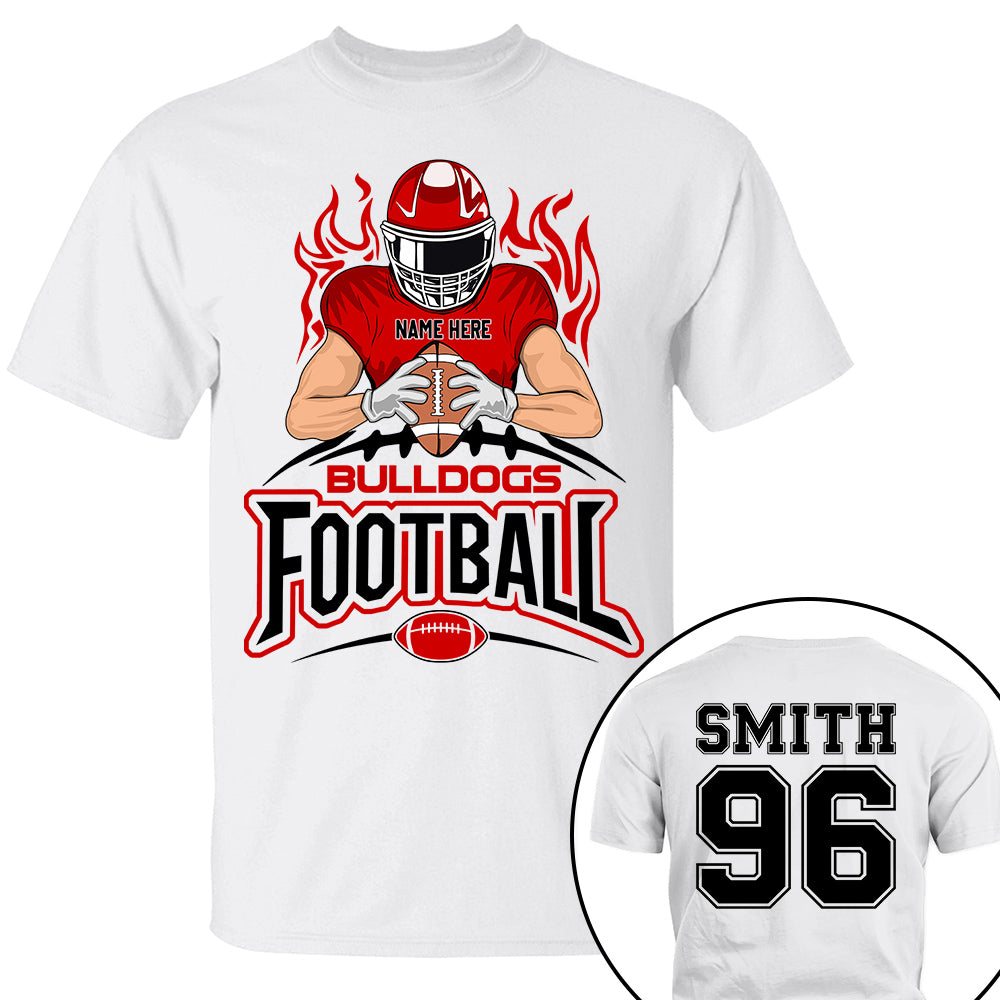 American Football Team Shirt - Personalized Football Game Days Custom Shirt Gift For Football Player Football Lovers H2511