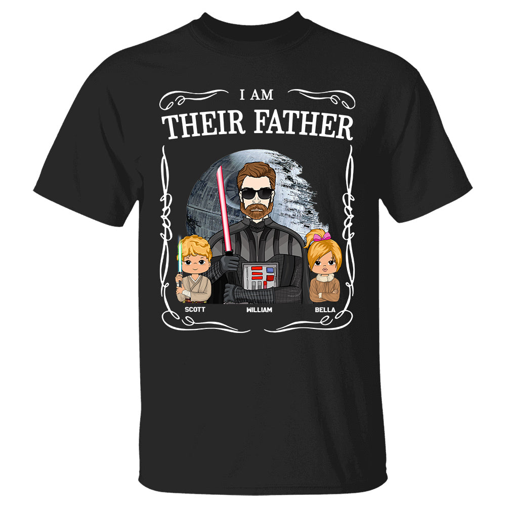 I Am Their Father - Custom Shirt With Kids Gift For Dad Mom New Style