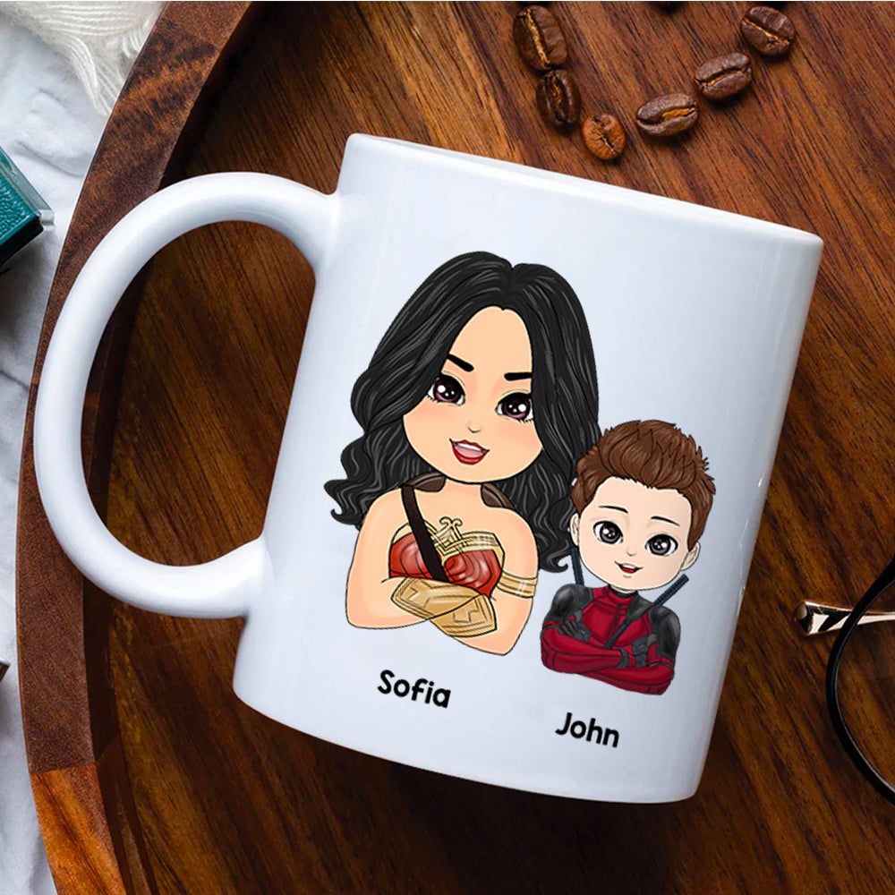 Best Mom Ever - Personalized Mug Custom Nickname With Kids Mother's Day Gift For Mom