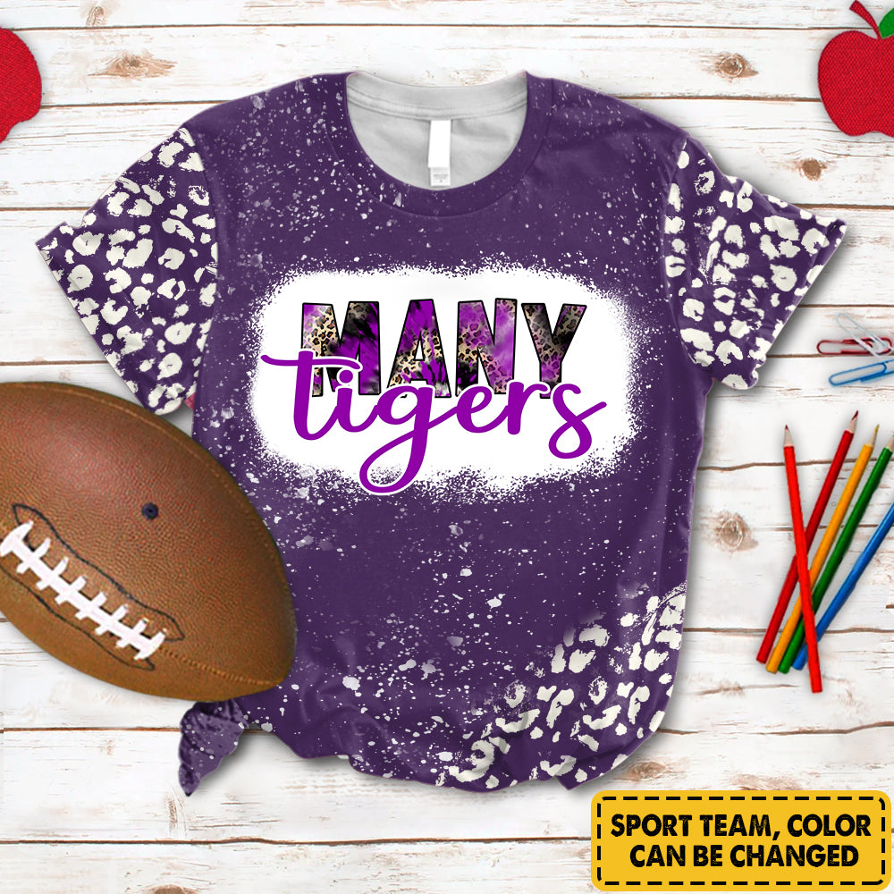 Personalized Tigers Custom Sport Team Name School Spirit All Over Print Shirts For Teacher