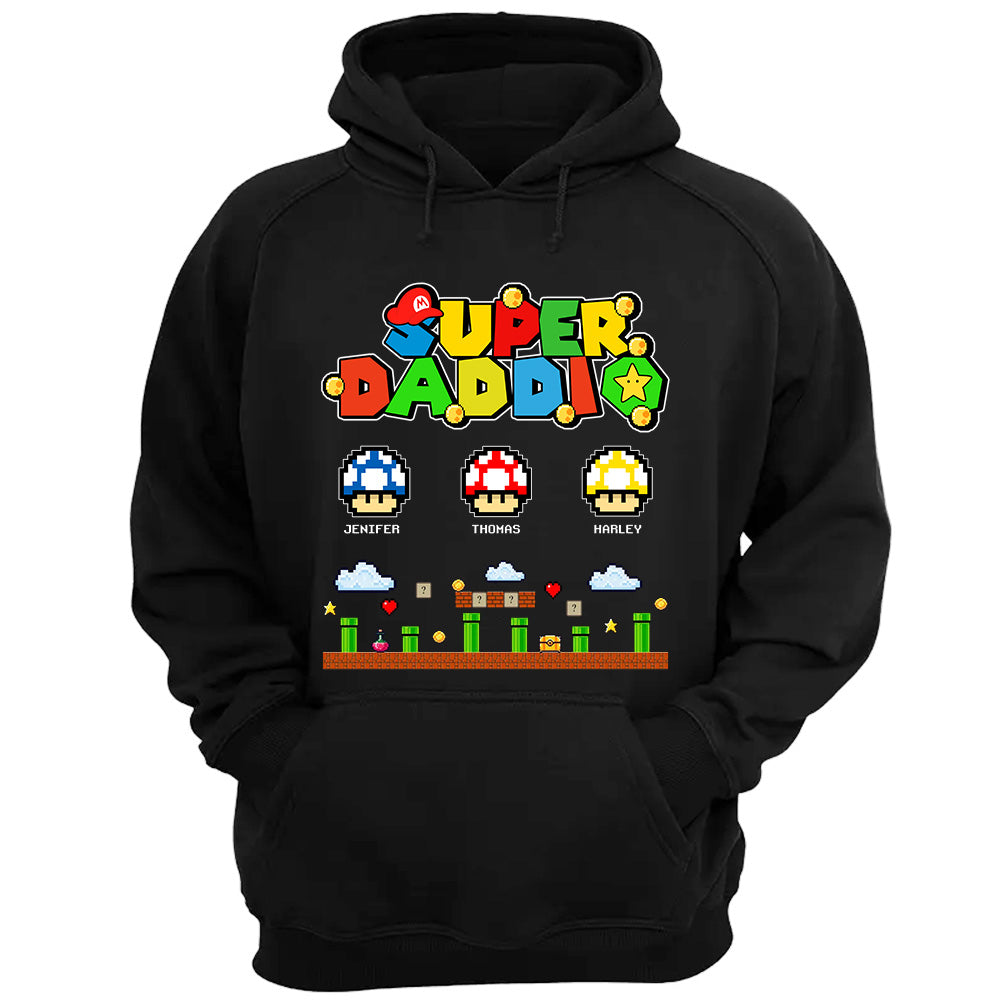 Super Daddio - Personalized Funny Shirt Custom Family Member