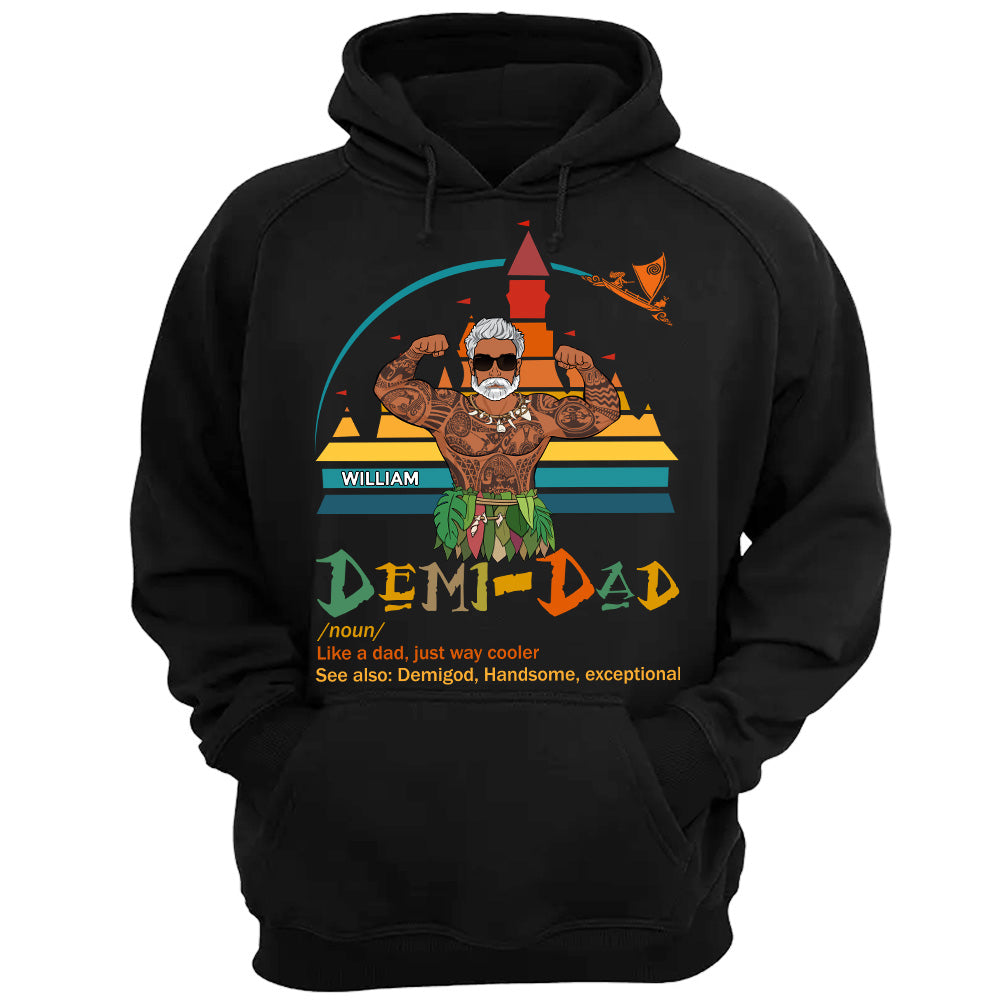 Demi Dad Definition Personalized Shirt For Dad Custom Nickname With Kids Father's Day Gift H2511