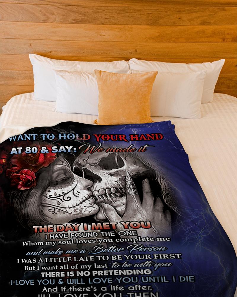 Queen size skull blanket clearance